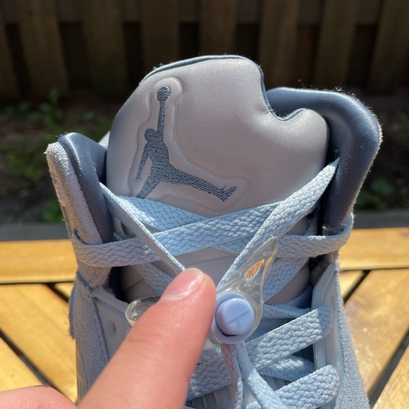 Jordan 5 Bluebird suede shoes size 10 men’s - Picture 7 of 13